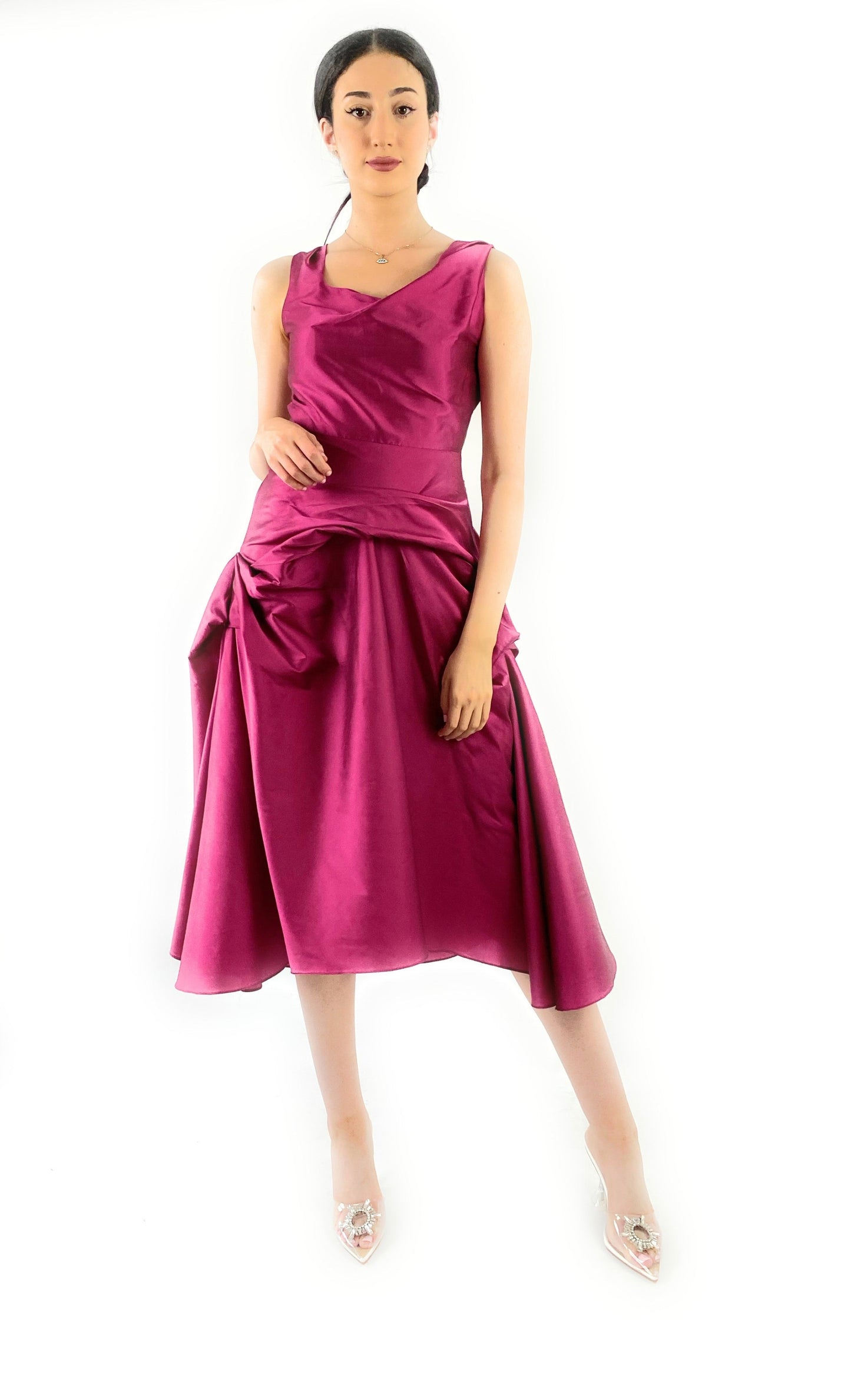 Elizabeth Style Dress with my signature pleats,Wedding,Party,Evening dress