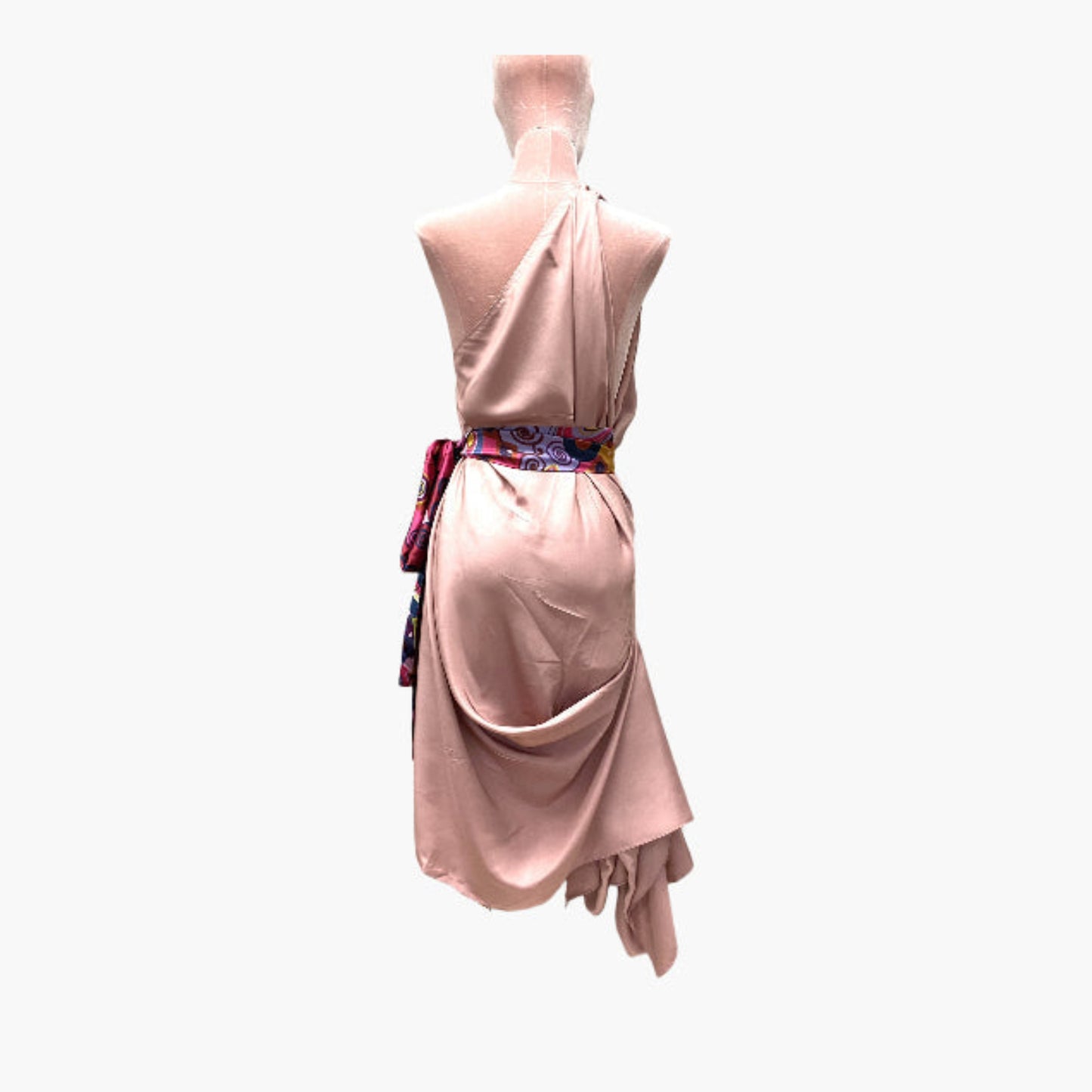PInk Dress, Holiday Dress, Silk Dress