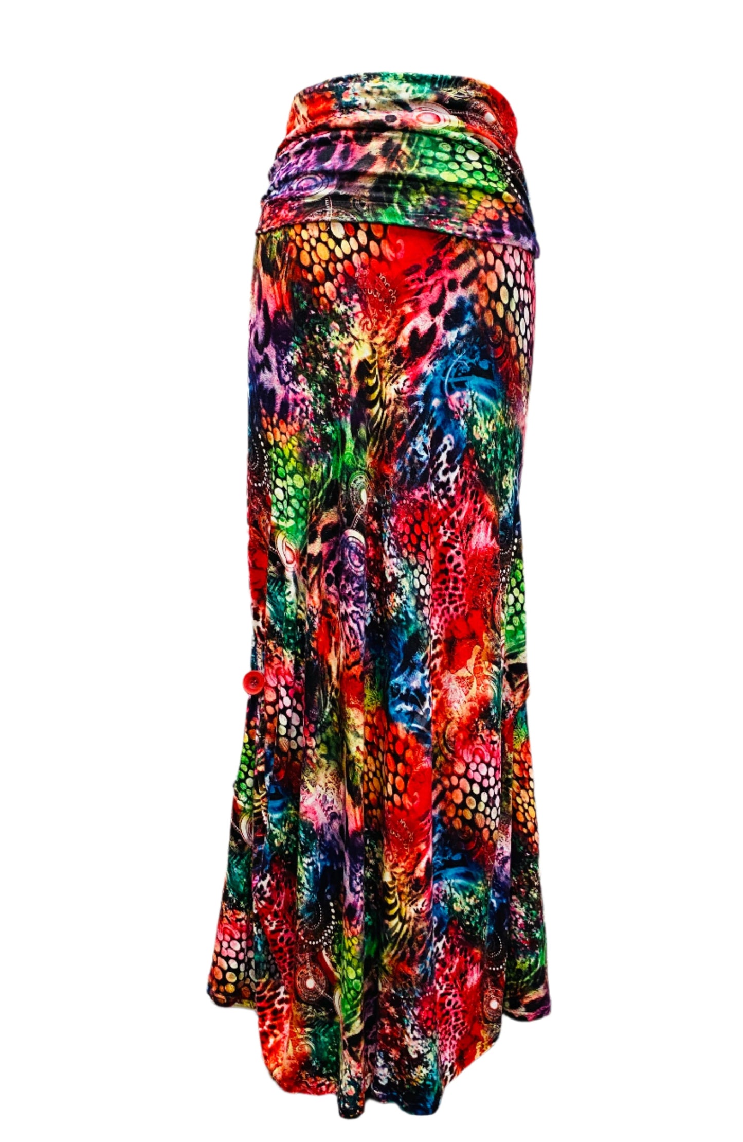 Long Skirt, Holiday Skirt, Viscose Jersey