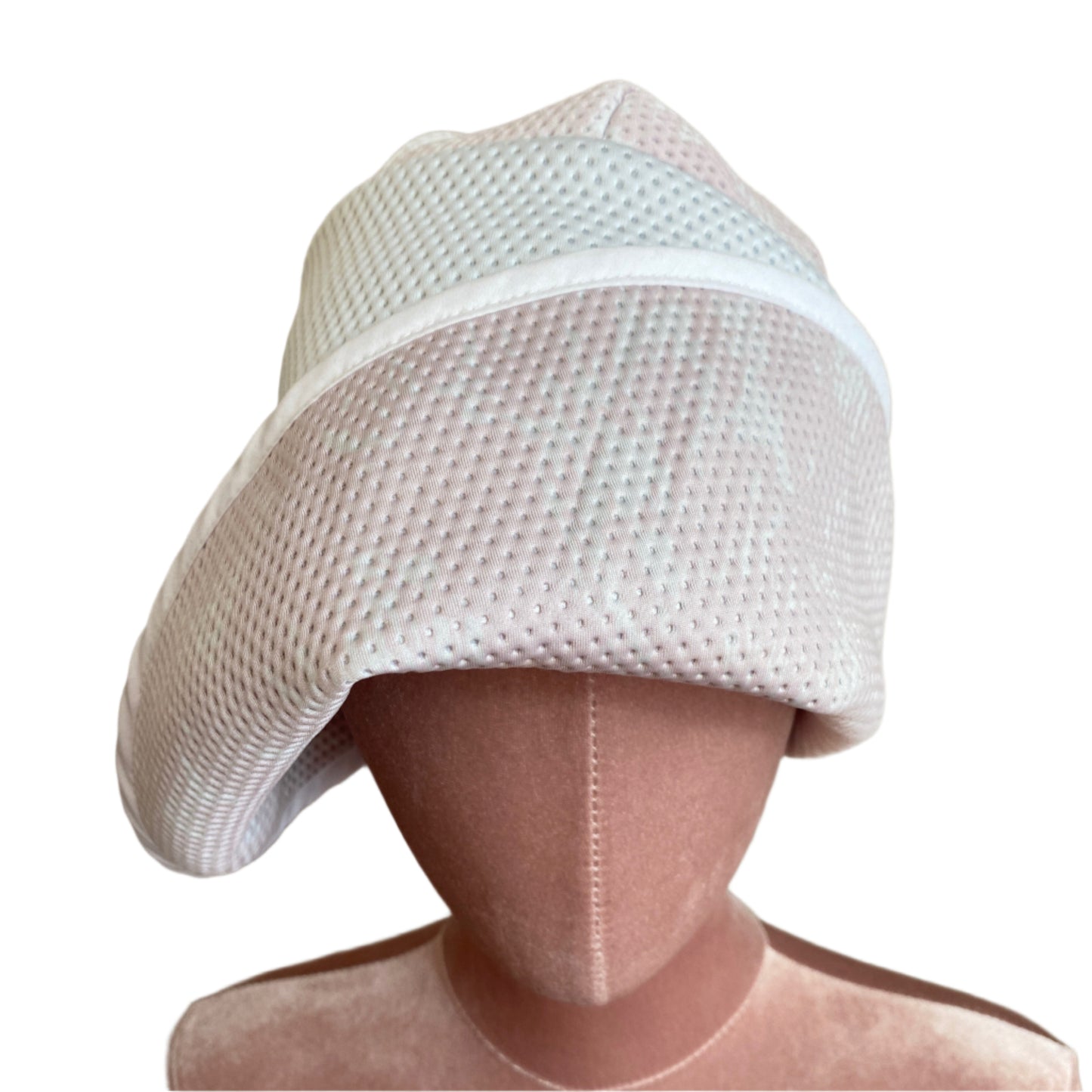 Handmade vintage-style,in pale pink colour in scuba fabric Perfect for casual wear