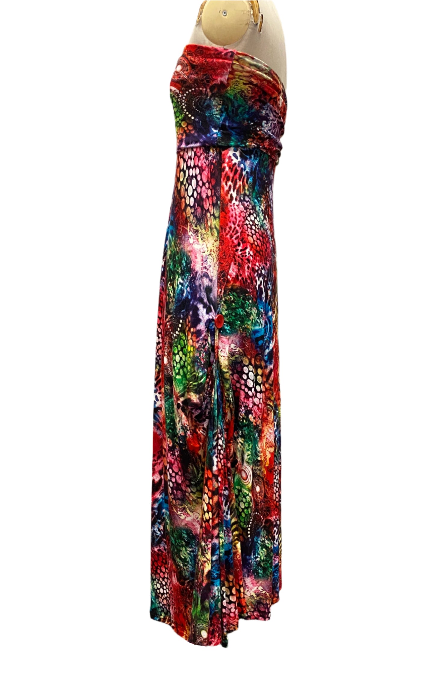 Stapless,Multi Colour Dress, Long skirt in Jersey