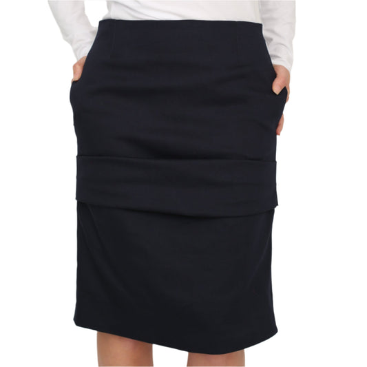 Pencil skirt ,Cotton strech Skirt with pockets