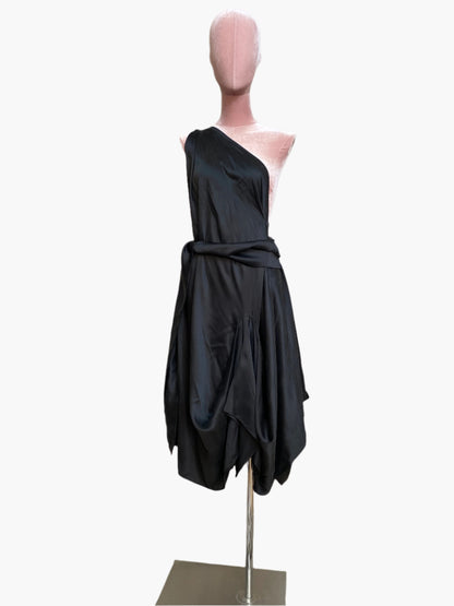Short Dress,Black Silk Dress,Goddess Dress, Beautiful ,Sexy Dress 