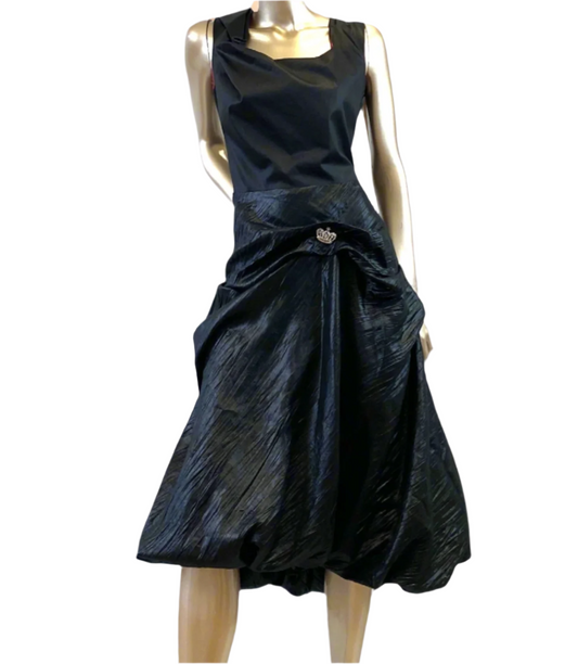 Black Puffball Cocktail  Dress ,Party ,Evening  Dress