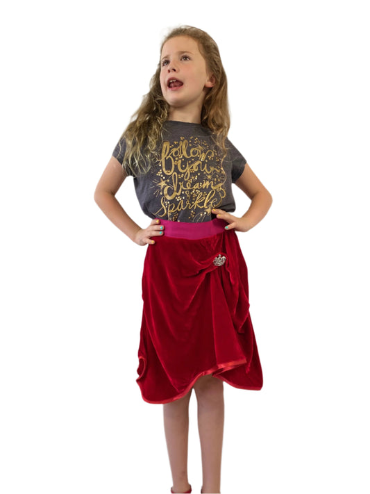 Velvet Flamenco Dream / skirt  for girls