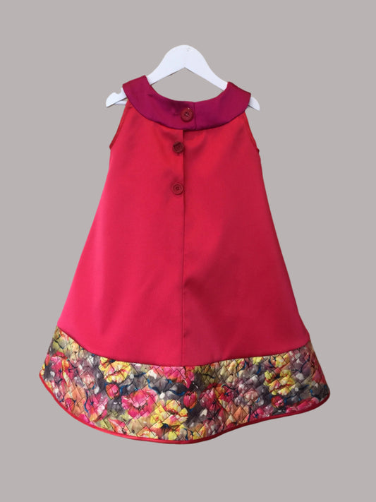 Corral Charm / Girls Dress in Trendy Fabric