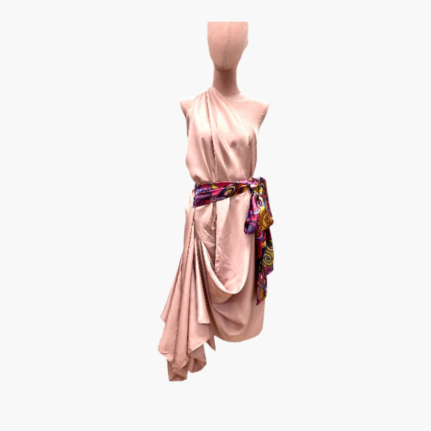 Grician Style Dress,Silk Dress,