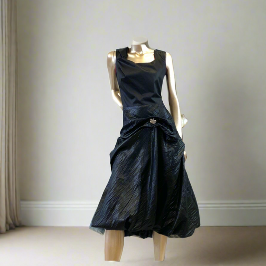Black Puffball Cocktail  Dress ,Party ,Evening  Dress