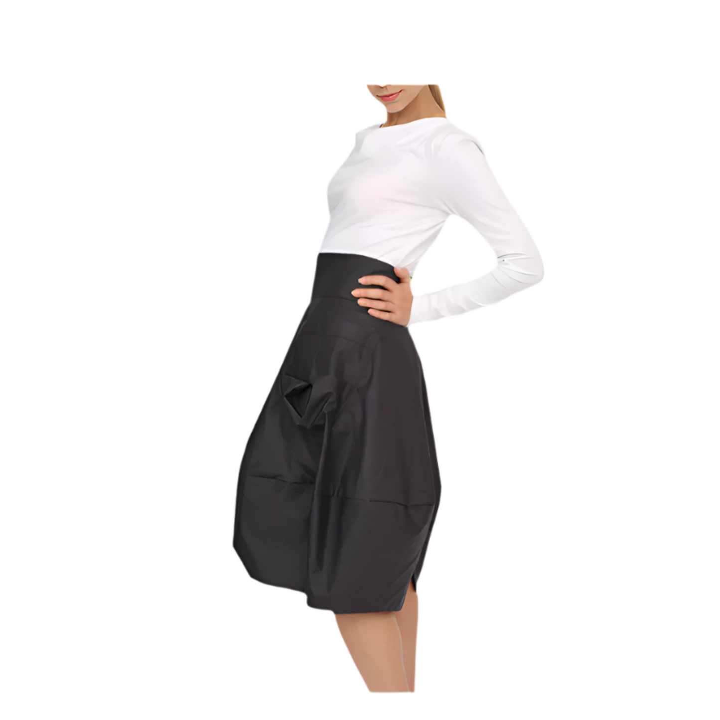 Buble Skirt,Rain skirt,Oversize  Pockets 